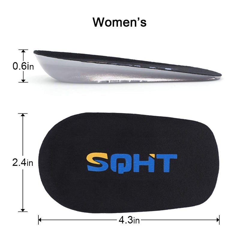 SQHT's Height Increase Insoles  Shoes Lifts  Heel Lift Inserts for Leg Length Discrepancies (Small - 0.6"" Height) - Image 5